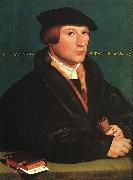 Hans Holbein Portrait of a Member of the Wedigh Family oil painting artist
